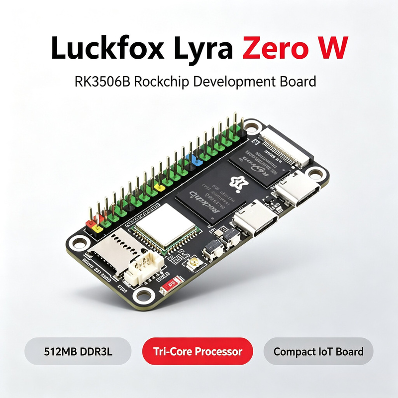 Luckfox Lyra Zero W RK3506B Ro - đánh giá và giá Pi Zero W Board