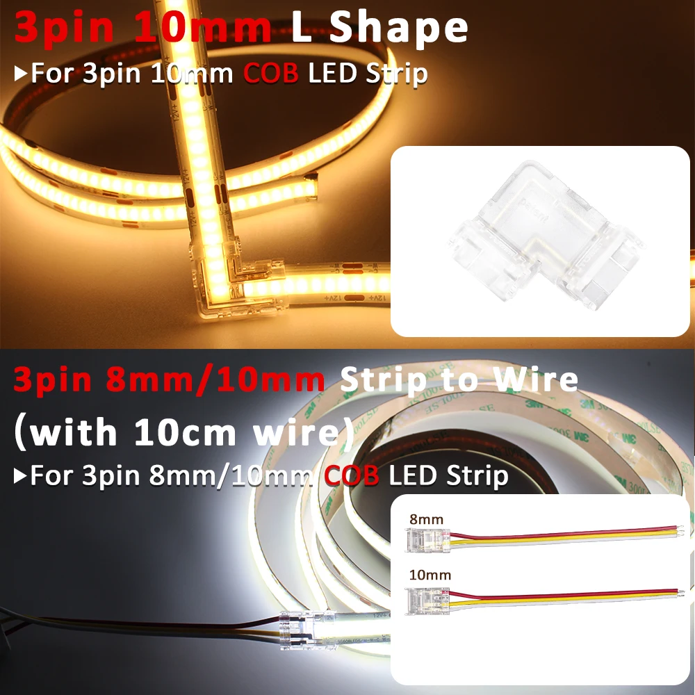 5PCS LED Strip Connector COB S - đánh giá và giá Rgb Led Matrix 8X8