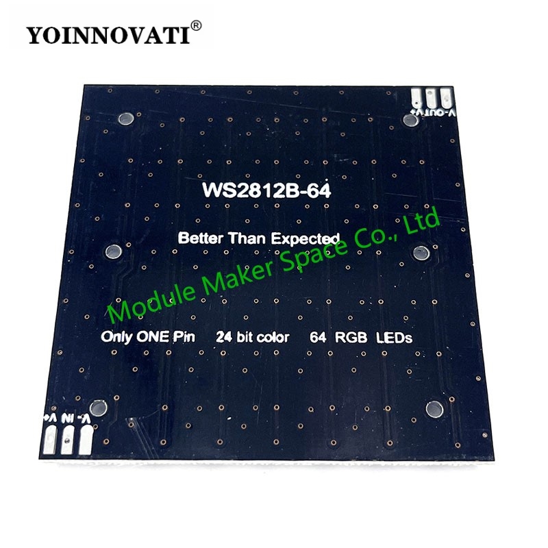 WS2812 LED 5050 RGB 8x8 LED Ma - đánh giá và giá Rgb Led Matrix 8X8