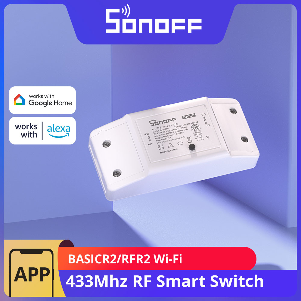 SONOFF BasicR2 RFR2 Wifi DIY T - đánh giá và giá Sonoff Basic Switch