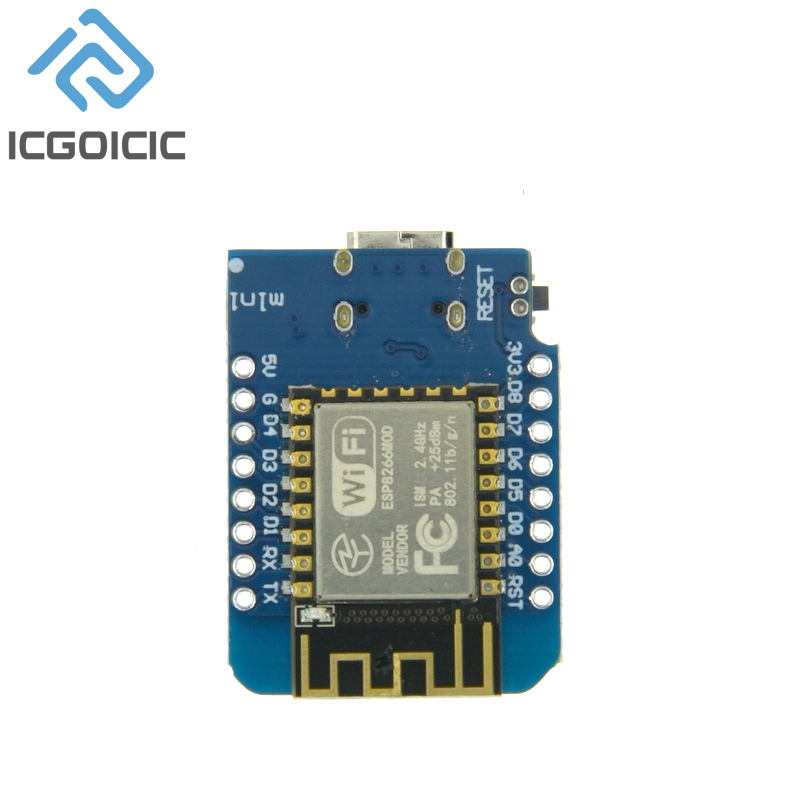 D1 Mini-Mini NodeMcu 4M Bytes  - đánh giá và giá Esp8266 Nodemcu Board