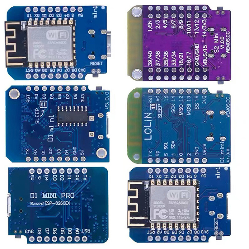 WeMos D1 Mini Pro V3.0 NodeMcu - đánh giá và giá Esp8266 Nodemcu Board