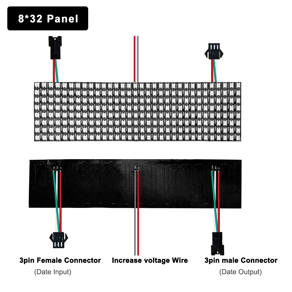DC5V WS2812B 5050 RGB SMD Linh - đánh giá và giá Rgb Led Matrix 8X8